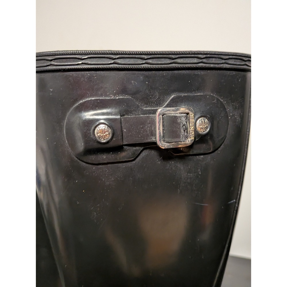 Hunter Original Kids Gloss Black Rain Boots US 3B 4G EU 34 Waterproof - Picture 12 of 13